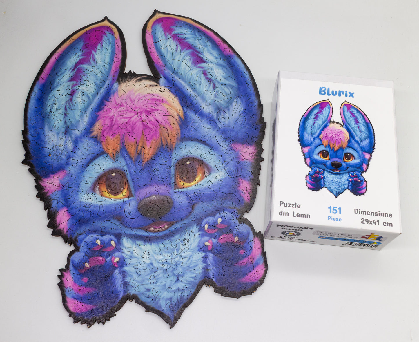 Blurix Puzzle (cu piese netaiate)