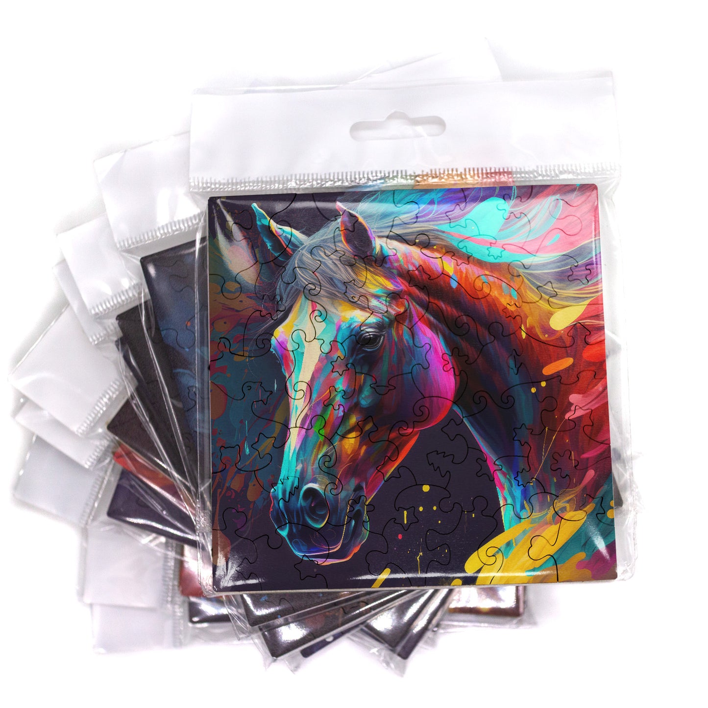 Puzzle cu Animale - Cal