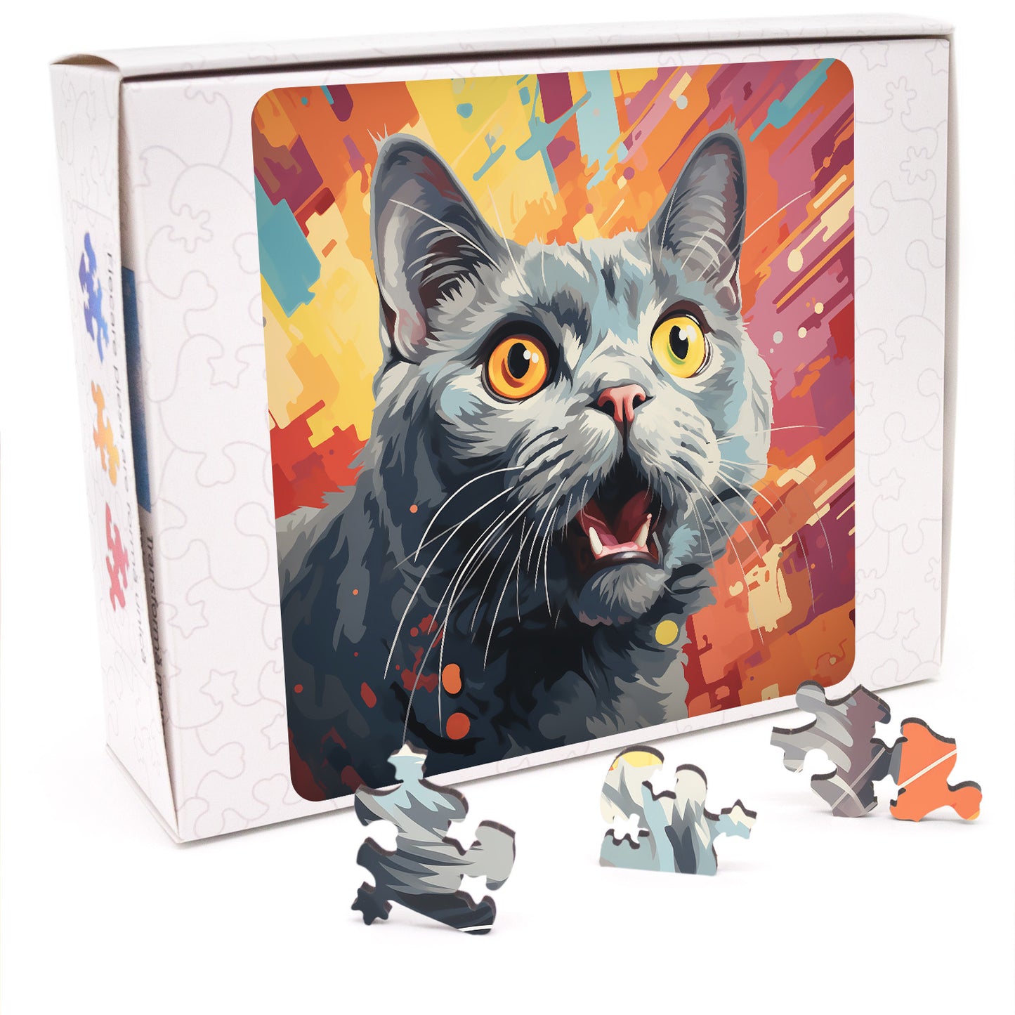 Puzzle cu Pisici - Chartreux 4