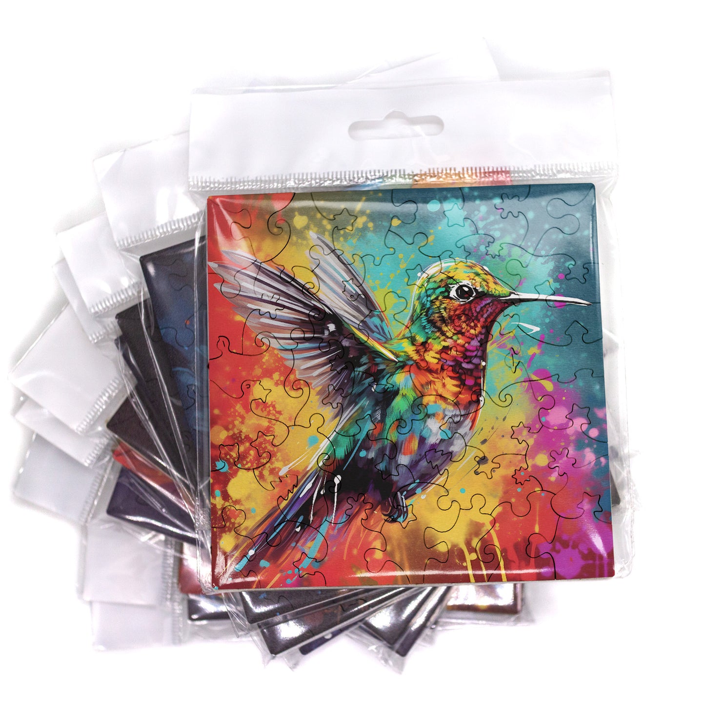 Puzzle cu Animale - Pasarea Colibri 1