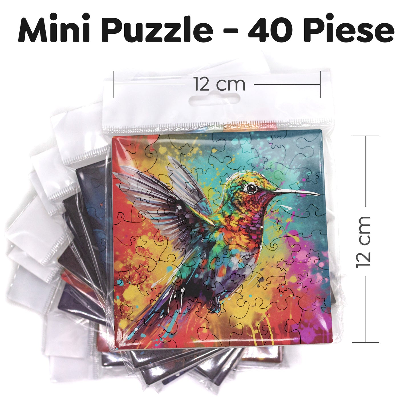 Puzzle cu Animale - Pasarea Colibri 1