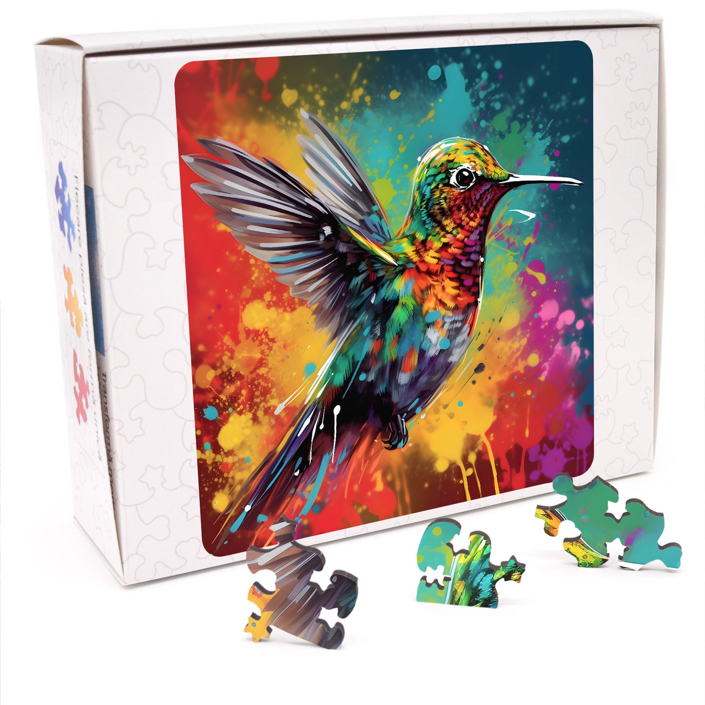 Puzzle cu Animale - Pasarea Colibri 1
