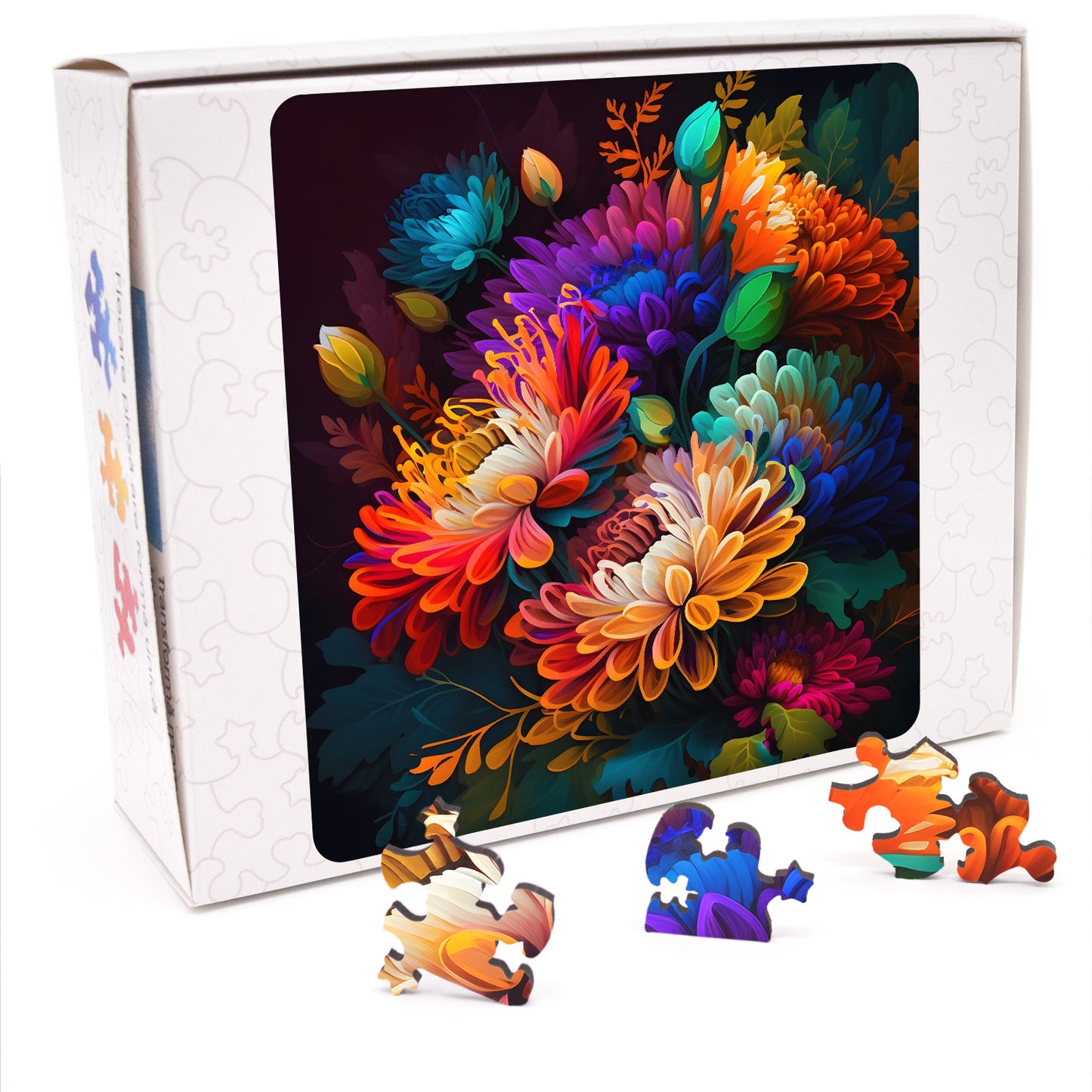 Puzzle cu Flori - Colorful Italian Asters