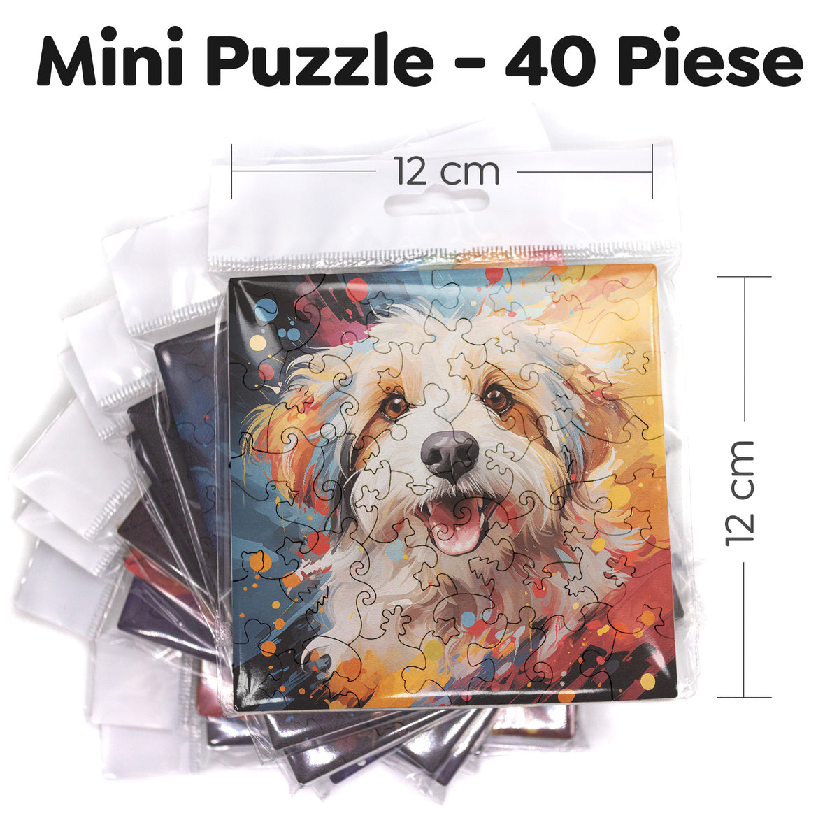 Puzzle cu Caini - Cotons de Tulear 4