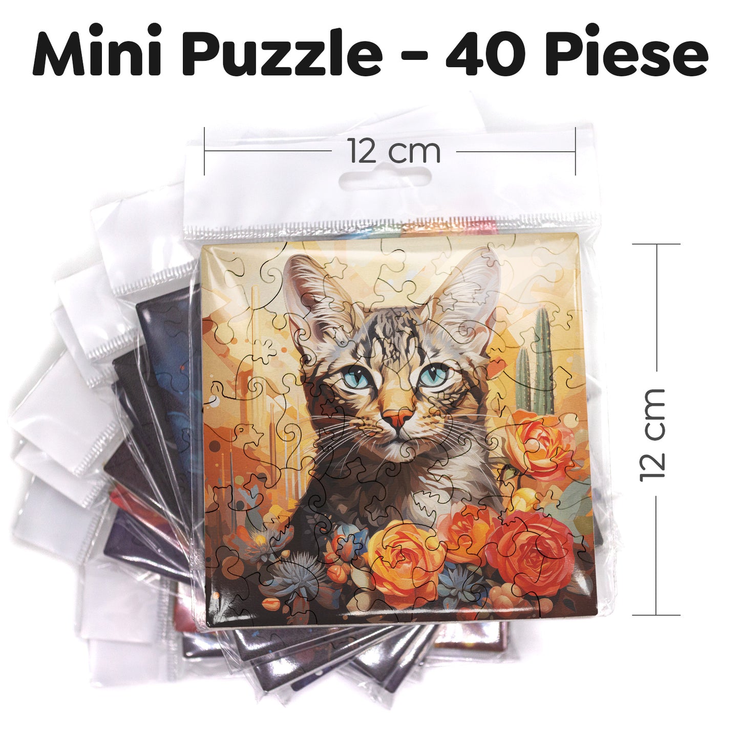 Puzzle cu Pisici - Desert Lynx 1
