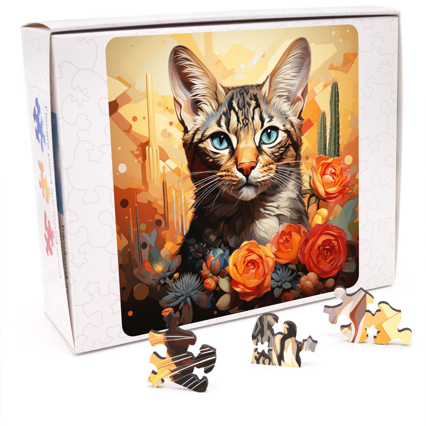 Puzzle cu Pisici - Desert Lynx 1