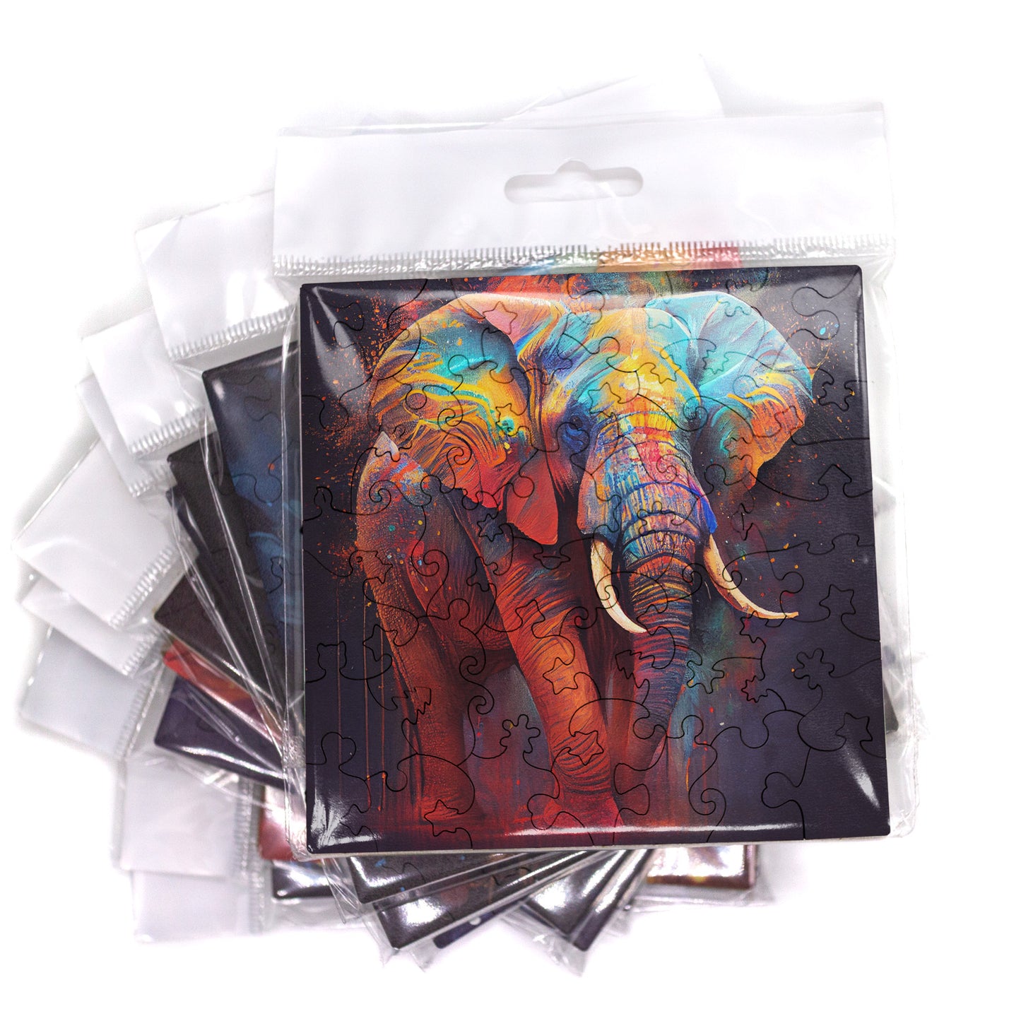 Puzzle cu Animale - Elefant 2