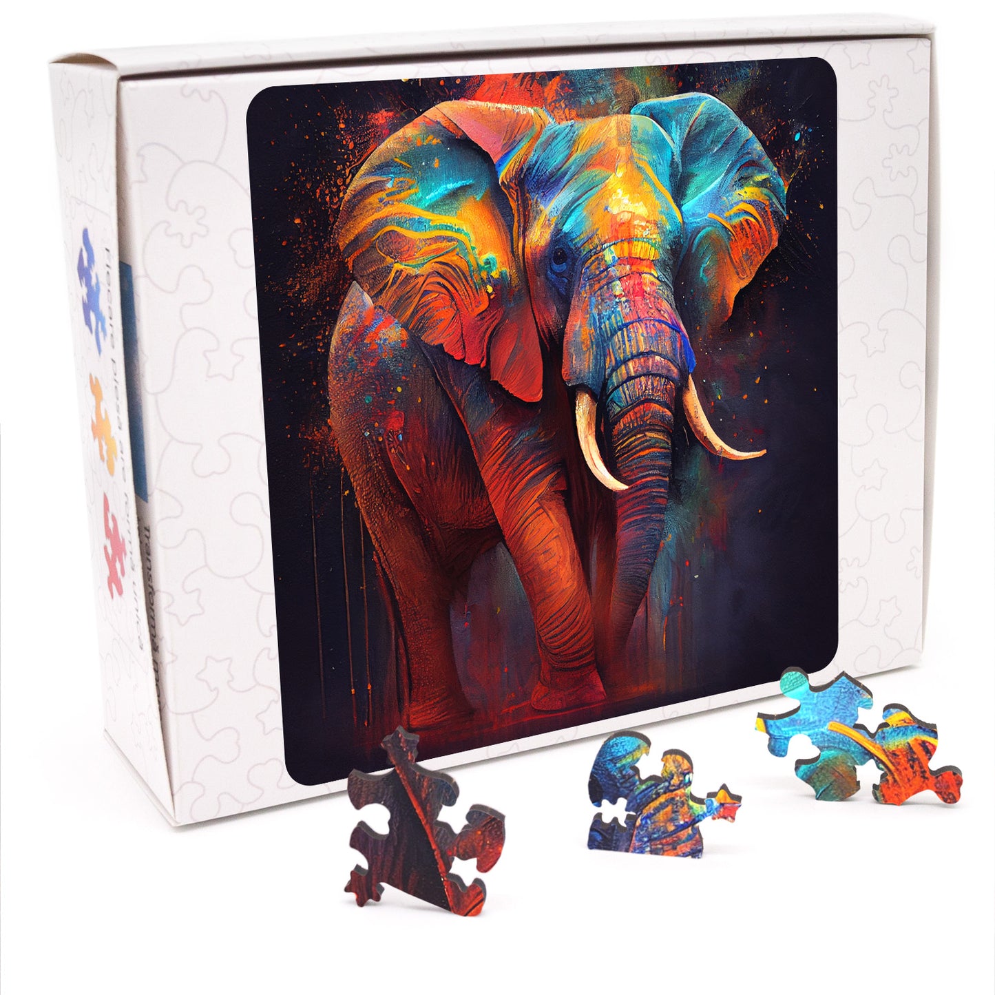 Puzzle cu Animale - Elefant 2