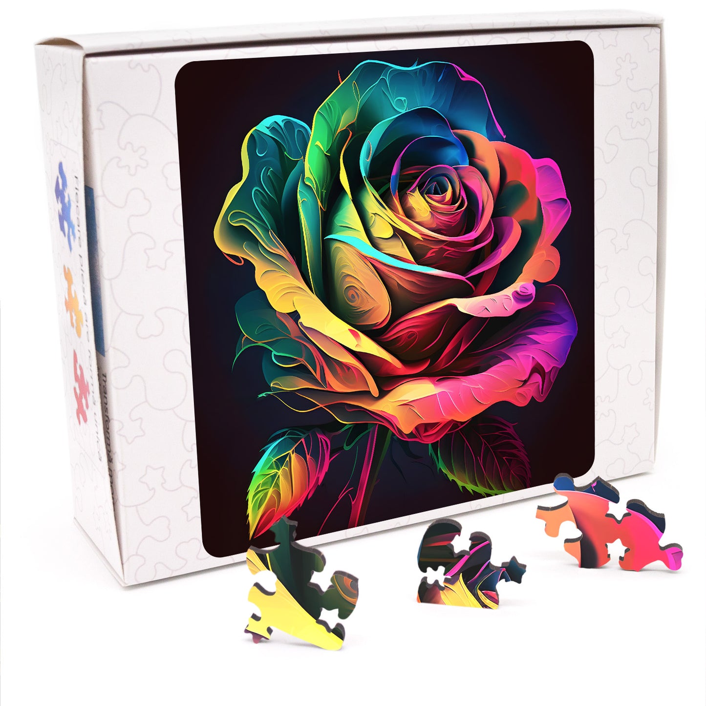 Puzzle cu Flori - English Rose - 200 piese - 30 x 30 cm