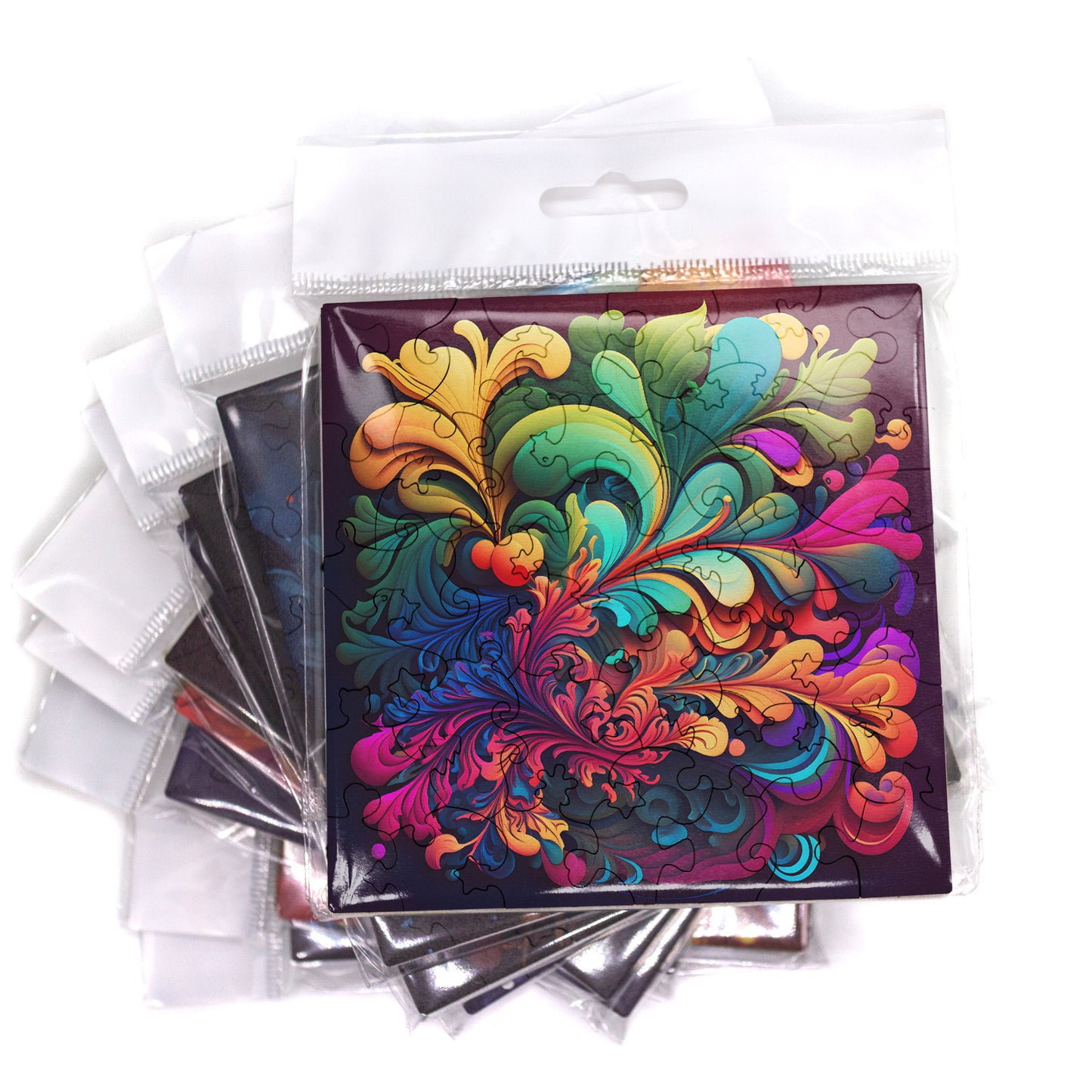 Puzzle Abstract - Floral Madness