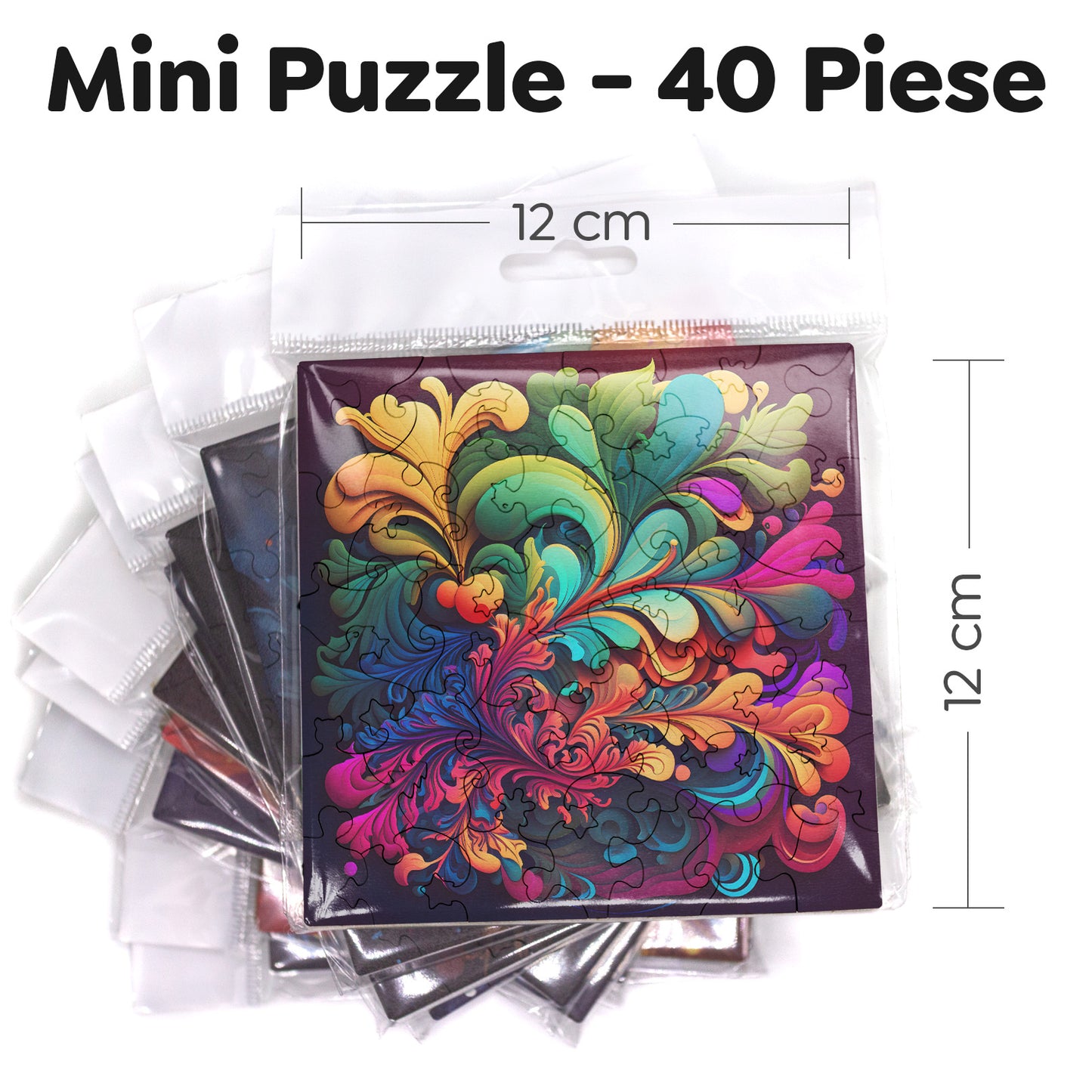Puzzle Abstract - Floral Madness