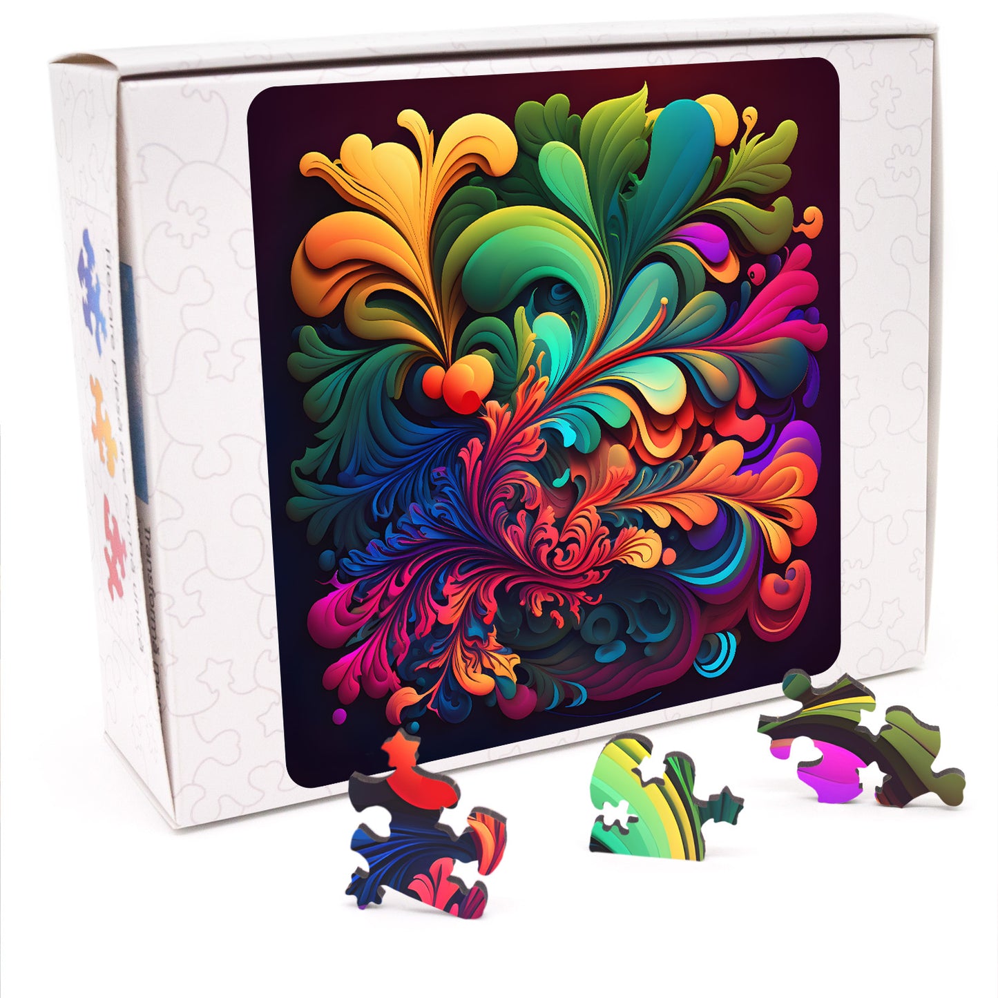 Puzzle Abstract - Floral Madness