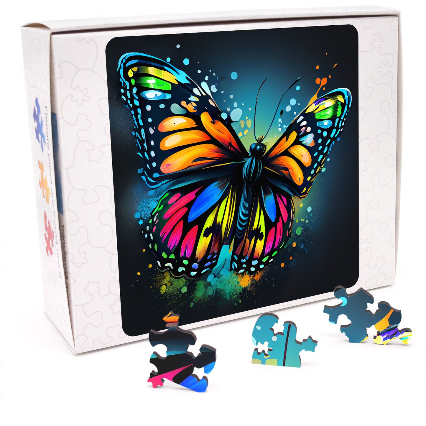 Puzzle cu Insecte - Fluture