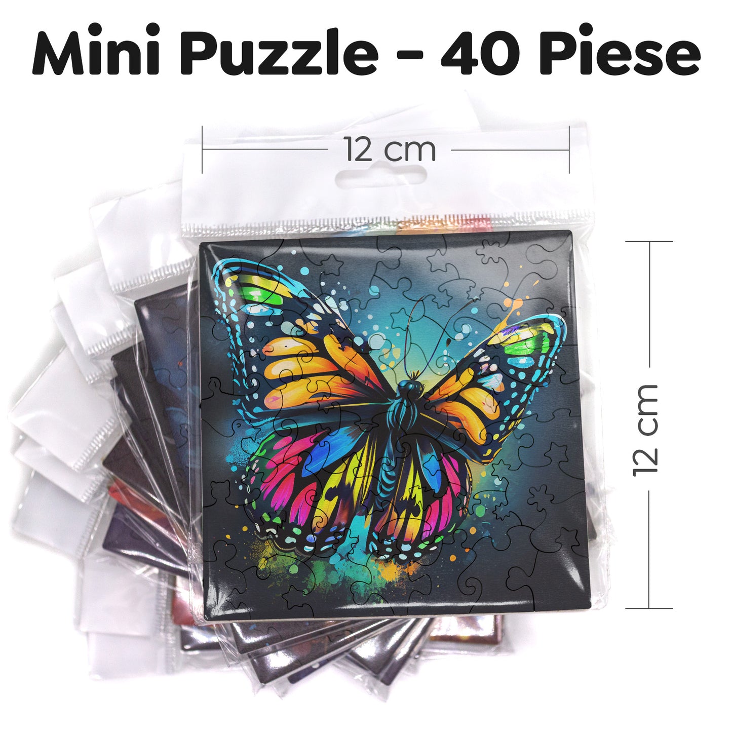 Puzzle cu Insecte - Fluture