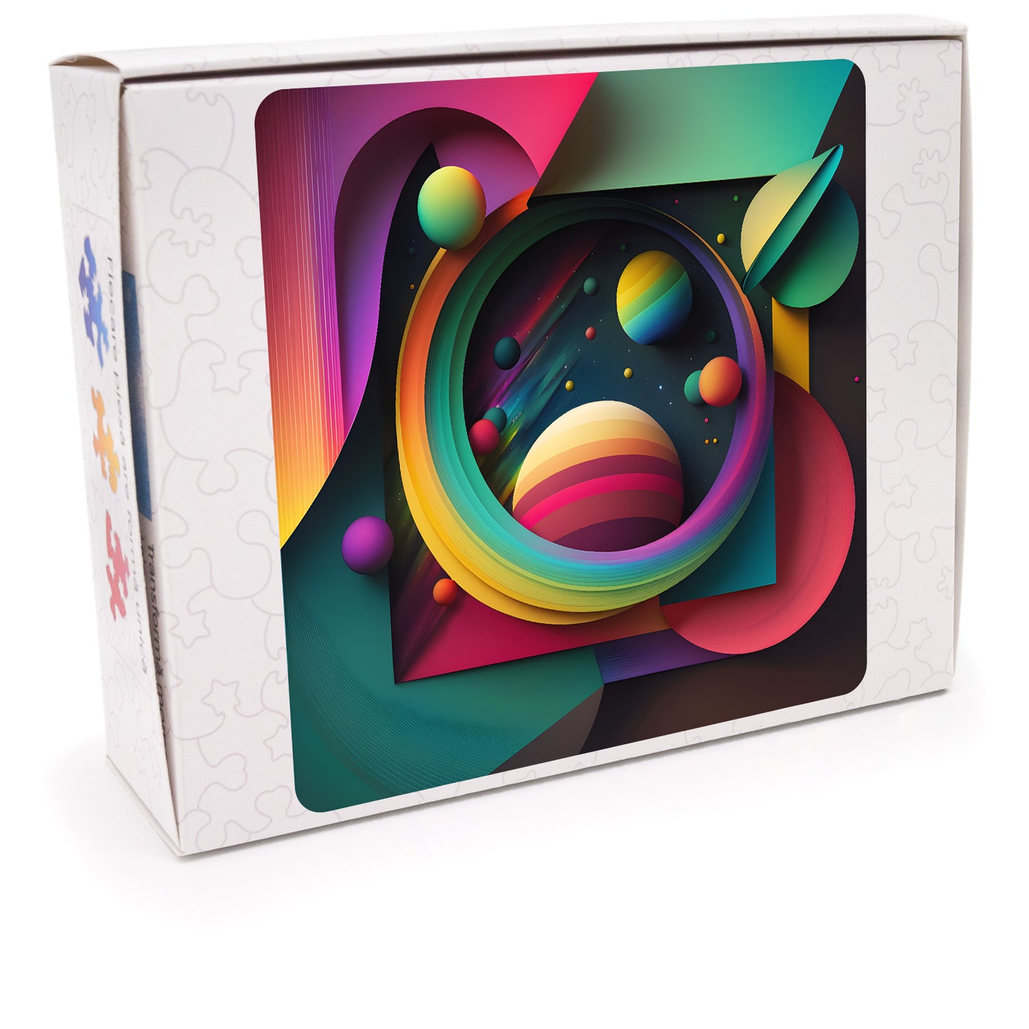 Puzzle Abstract - Galaxy Window