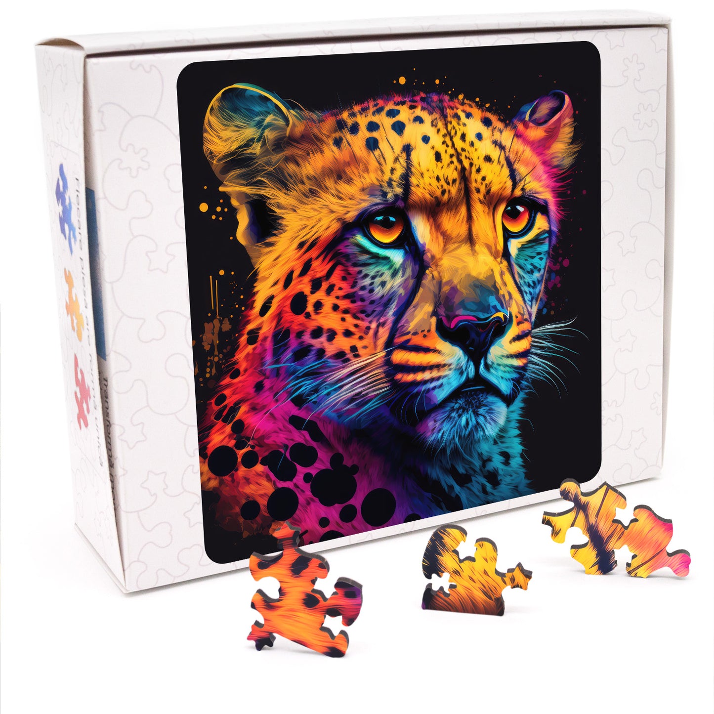 Puzzle cu Animale - Ghepard