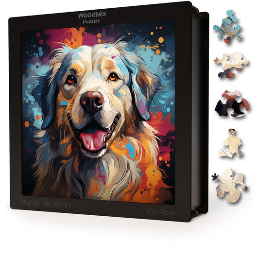 Puzzle cu Animale - Caini - Great Pyrenees 3 - 200 piese - 30 x 30 cm