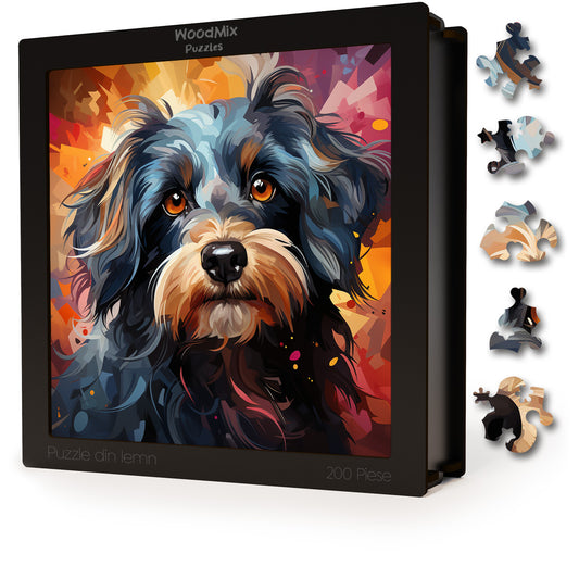 Puzzle cu Animale - Caini - Havanese 3 - 200 piese - 30 x 30 cm