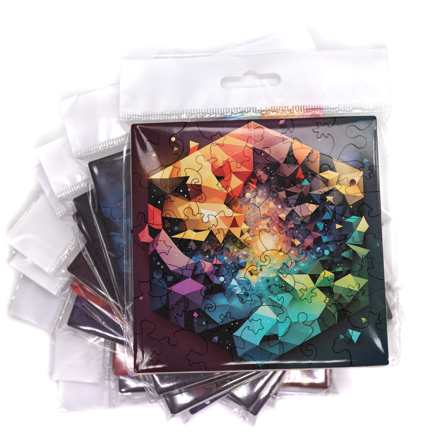 Puzzle Abstract - Imploding Hexagon