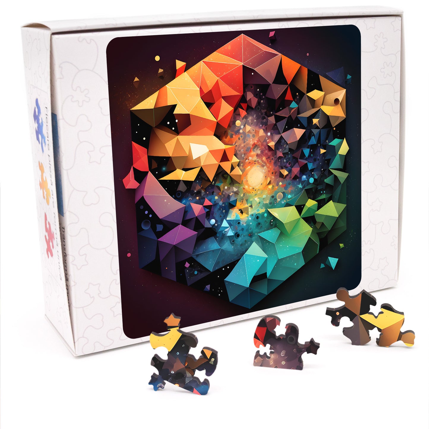 Puzzle Abstract - Imploding Hexagon