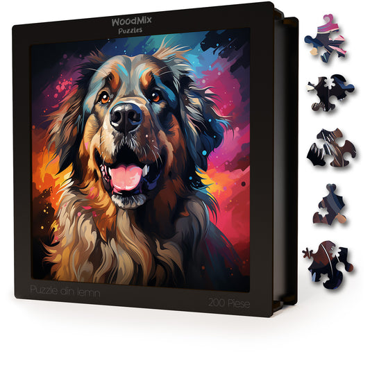 Puzzle cu Animale - Caini - Leonberger 4 - 200 piese - 30 x 30 cm