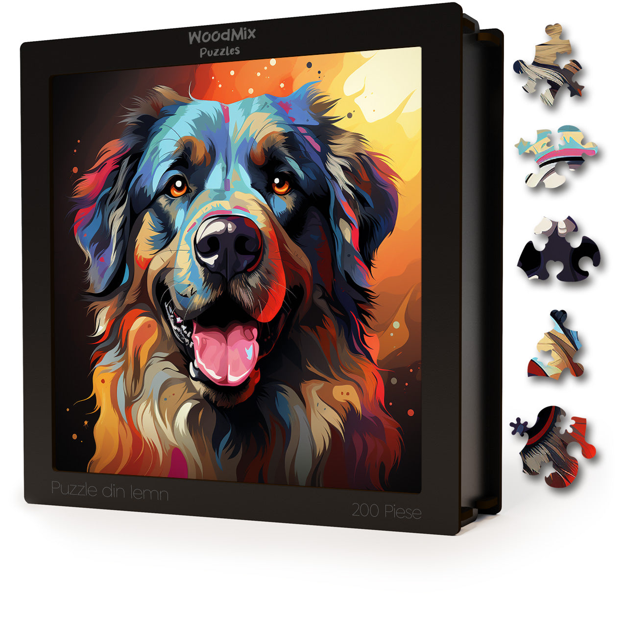 Puzzle cu Animale - Caini - Leonberger 3 - 200 piese - 30 x 30 cm