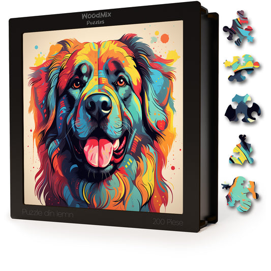 Puzzle cu Animale - Caini - Leonberger 1 - 200 piese - 30 x 30 cm