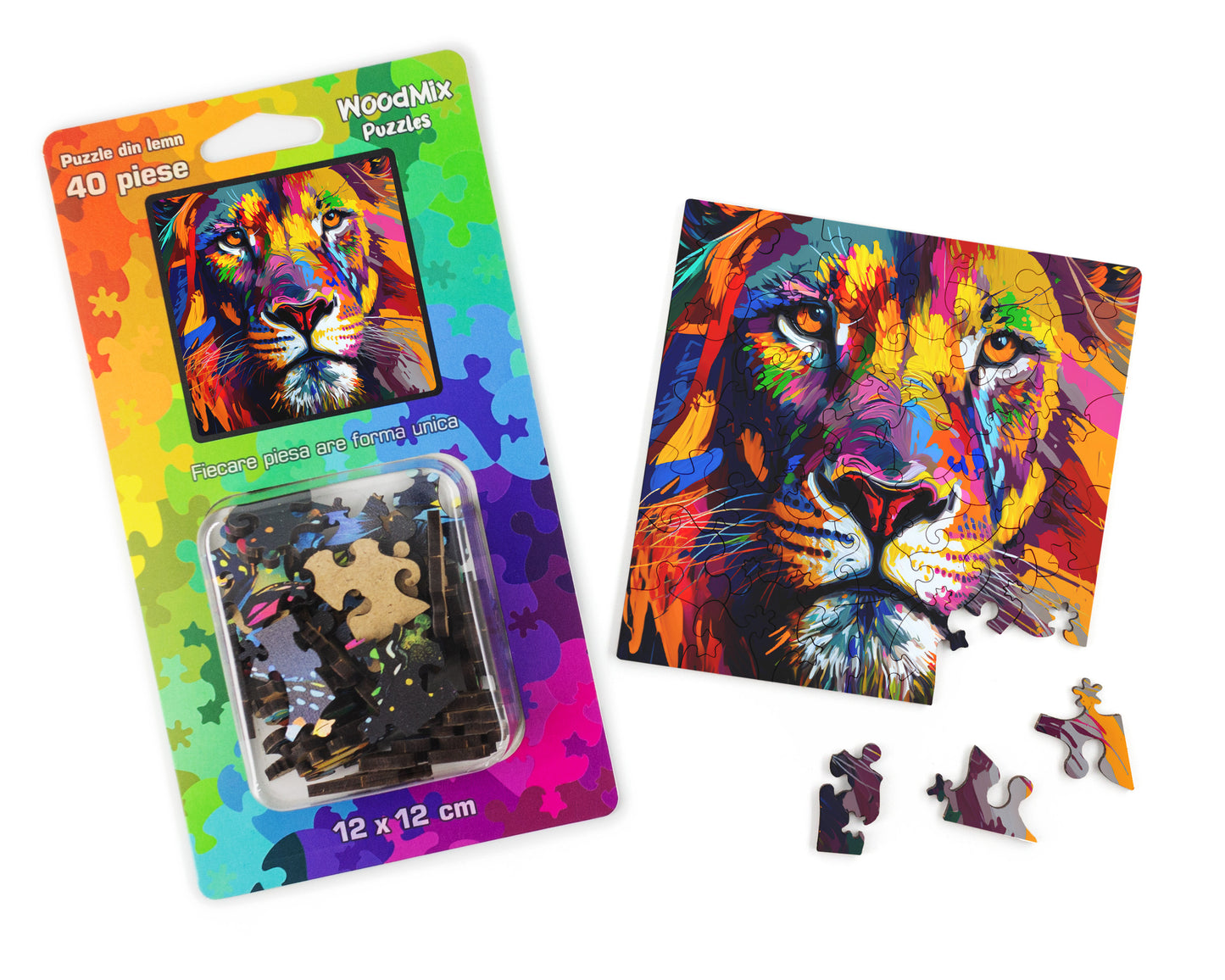 Puzzle cu Animale - Leu 1