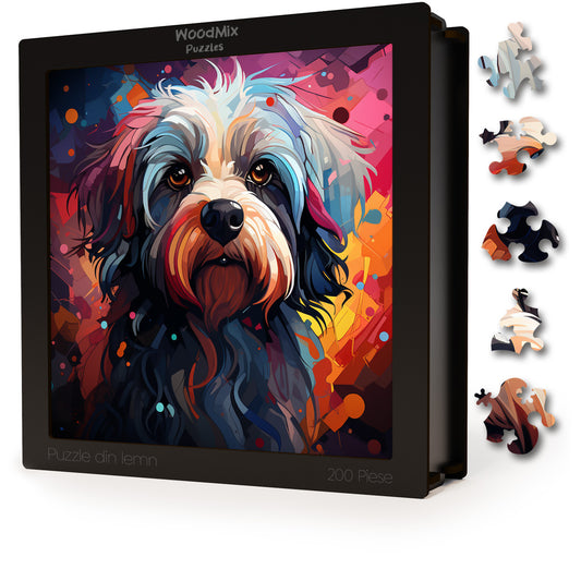 Puzzle cu Animale - Caini - Lhasa Apso 2 - 200 piese - 30 x 30 cm