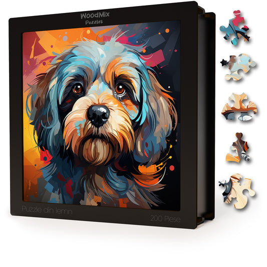 Puzzle cu Animale - Caini - Lhasa Apso 3 - 200 piese - 30 x 30 cm