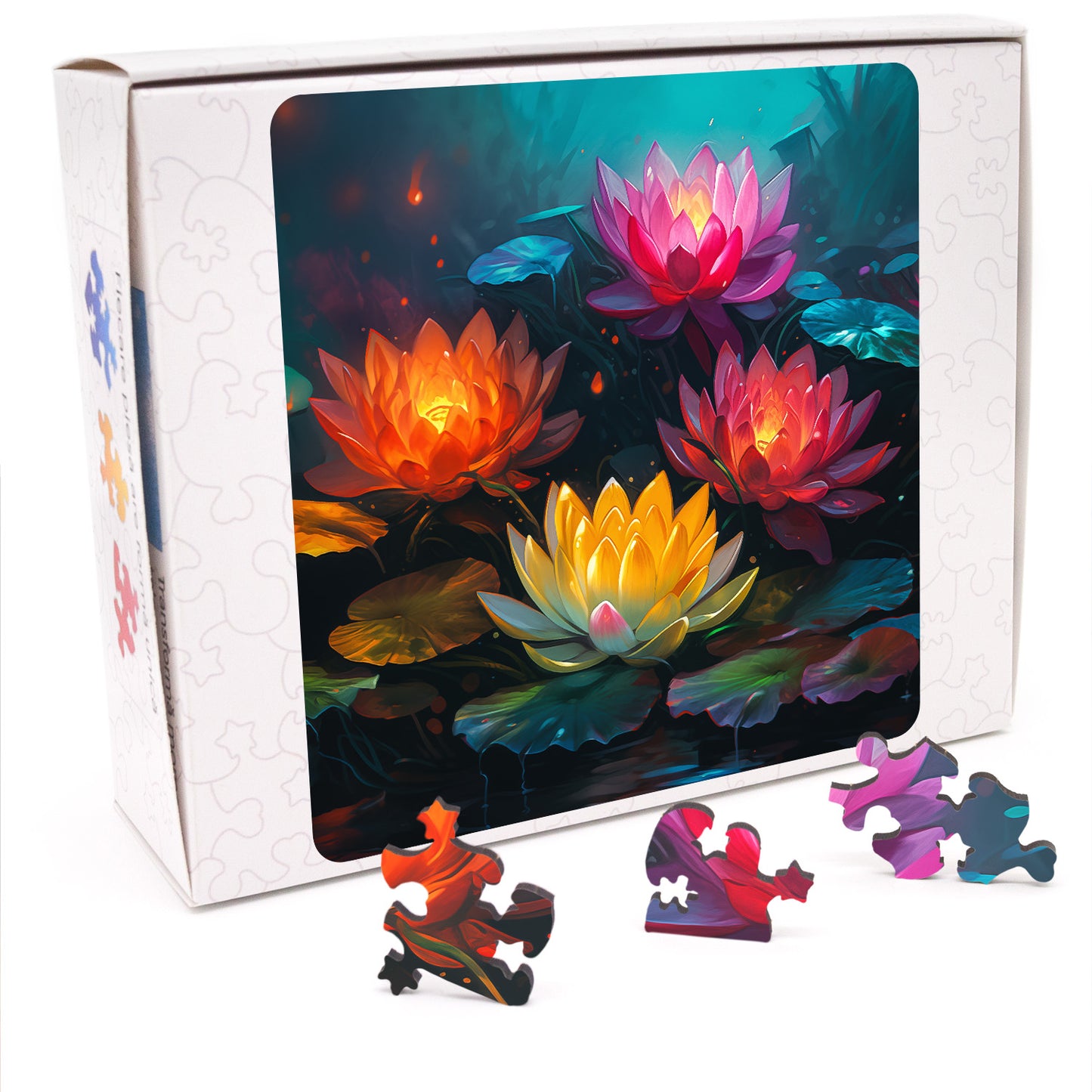 Puzzle cu Flori - Lotus