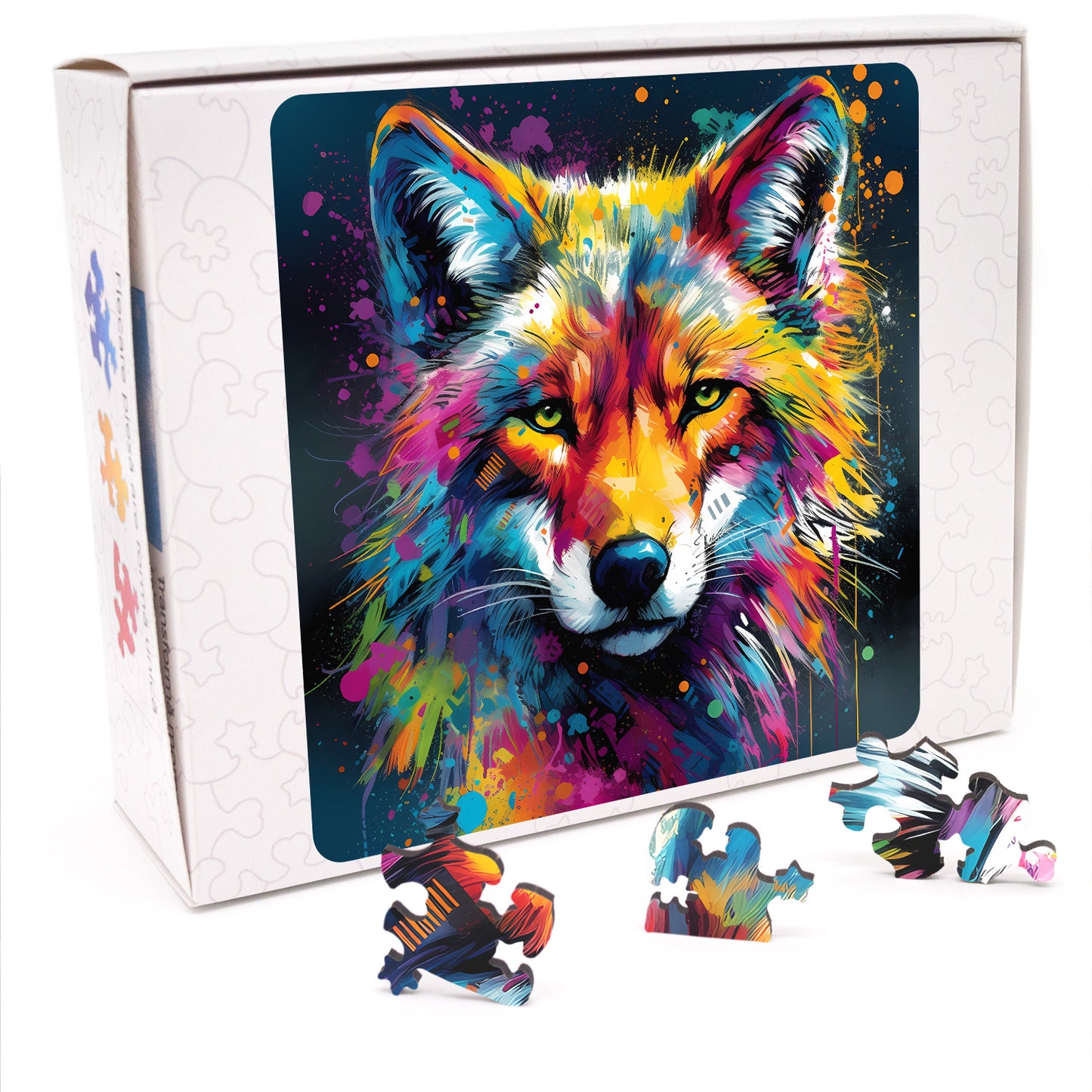 Puzzle cu Animale - Lup 2