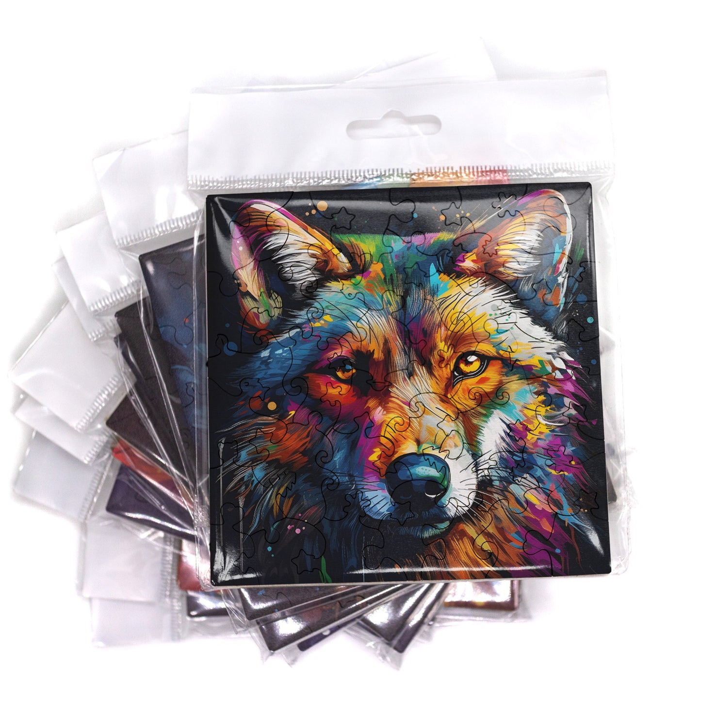 Puzzle cu Animale - Lup 3