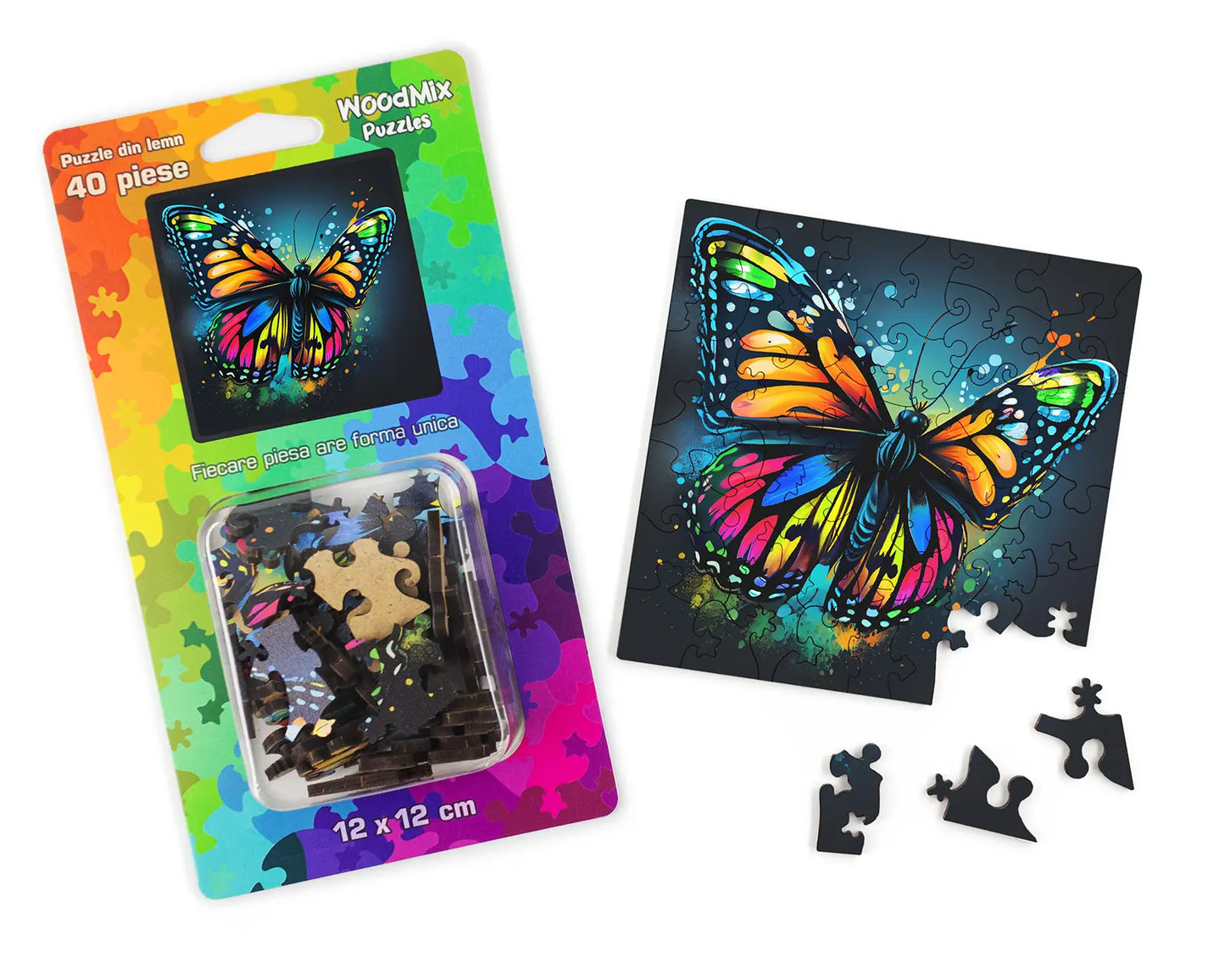 Puzzle cu Insecte - Fluture