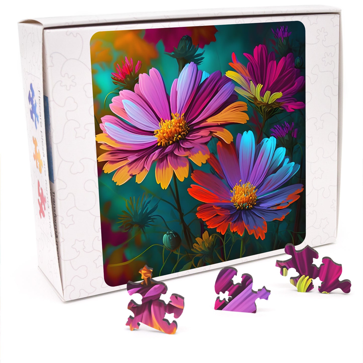 Puzzle cu Flori - Mexican Aster
