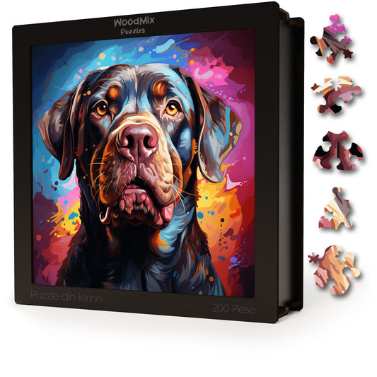 Puzzle cu Animale - Caini - Neapolitan Mastiff 1 - 200 piese - 30 x 30 cm