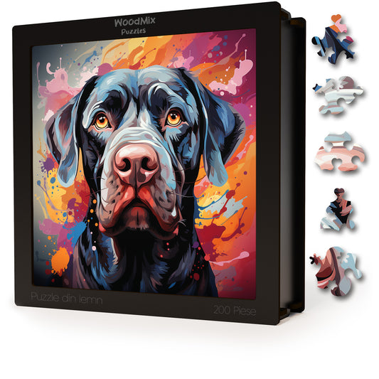 Puzzle cu Animale - Caini - Neapolitan Mastiff 2 - 200 piese - 30 x 30 cm