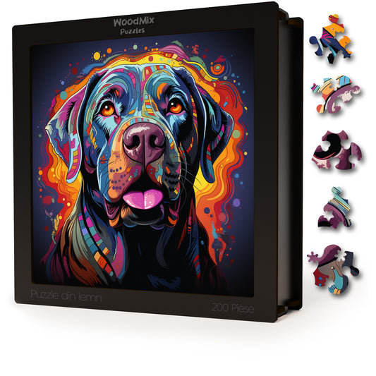 Puzzle cu Animale - Caini - Neapolitan Mastiff 3 - 200 piese - 30 x 30 cm