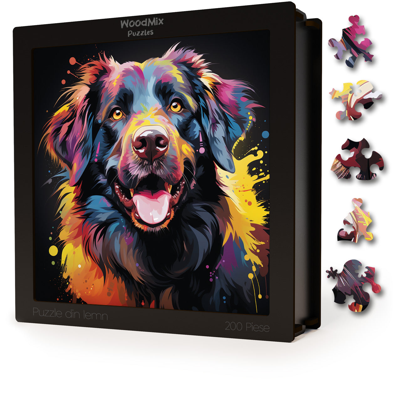 Puzzle cu Animale - Caini - Newfoundland 3 - 200 piese - 30 x 30 cm