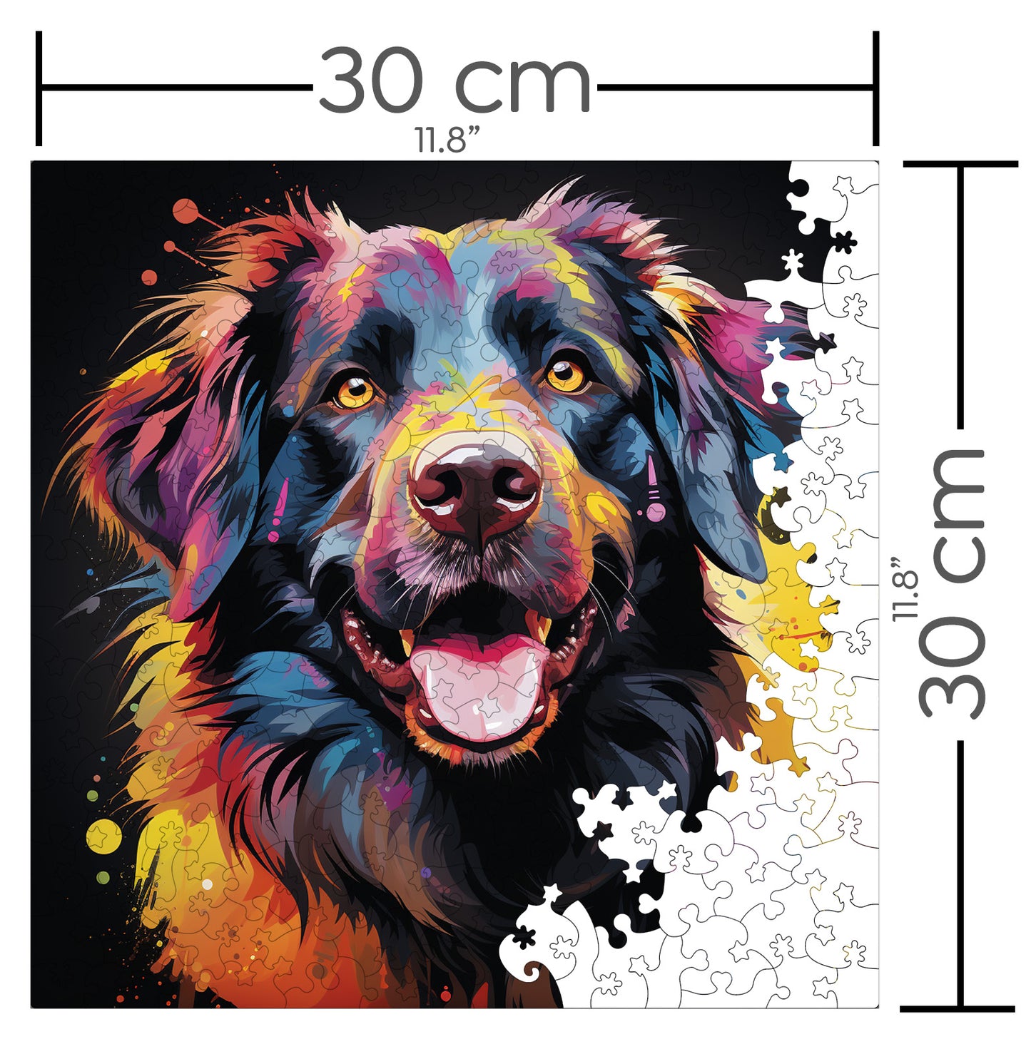 Puzzle cu Animale - Caini - Newfoundland 3 - 200 piese - 30 x 30 cm