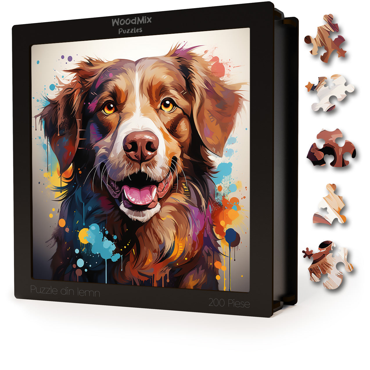 Puzzle cu Animale - Caini - Nova Scotia Duck Tolling Retrieve 2 - 200 piese - 30 x 30 cm