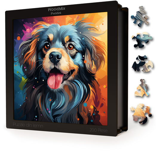 Puzzle cu Animale - Caini - Pekingese 1 - 200 piese - 30 x 30 cm