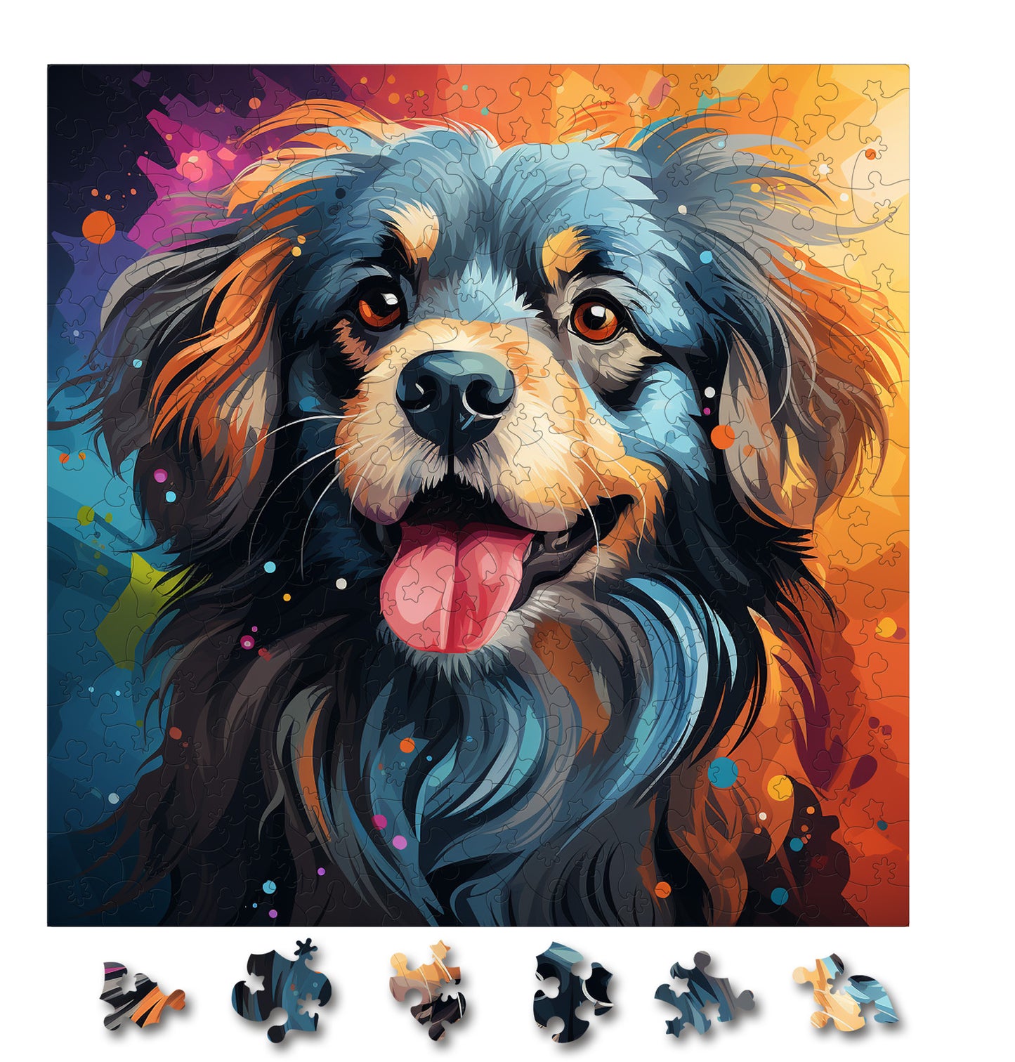 Puzzle cu Animale - Caini - Pekingese 1 - 200 piese - 30 x 30 cm