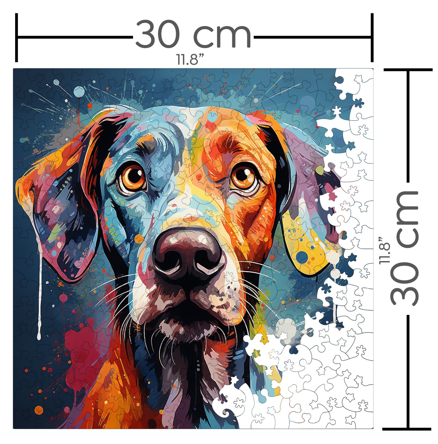 Puzzle cu Animale - Caini - Pointer 1 - 200 piese - 30 x 30 cm