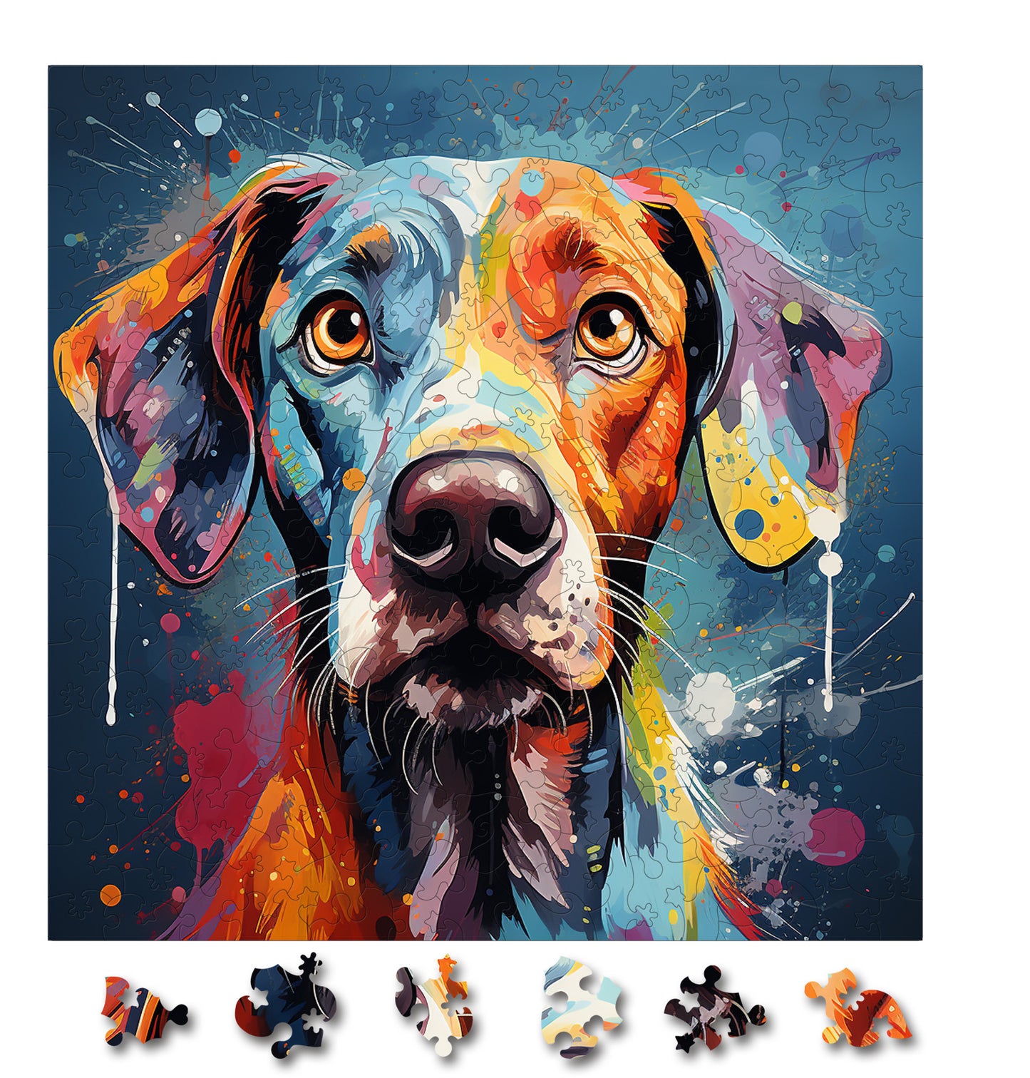 Puzzle cu Animale - Caini - Pointer 1 - 200 piese - 30 x 30 cm