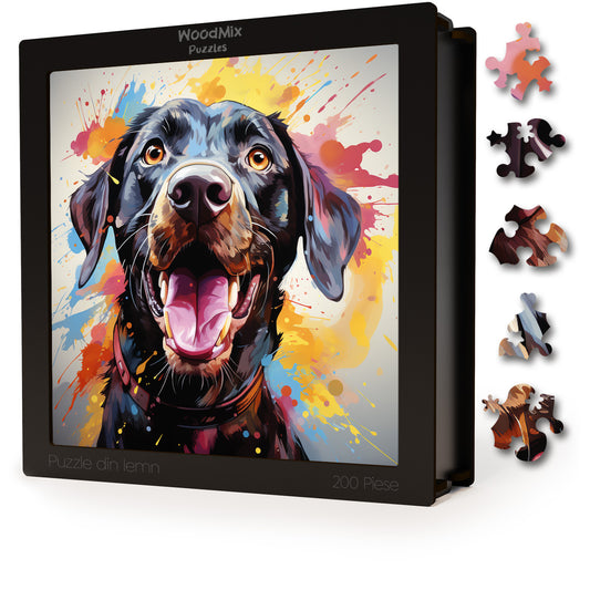 Puzzle cu Animale - Caini - Pointer 2 - 200 piese - 30 x 30 cm