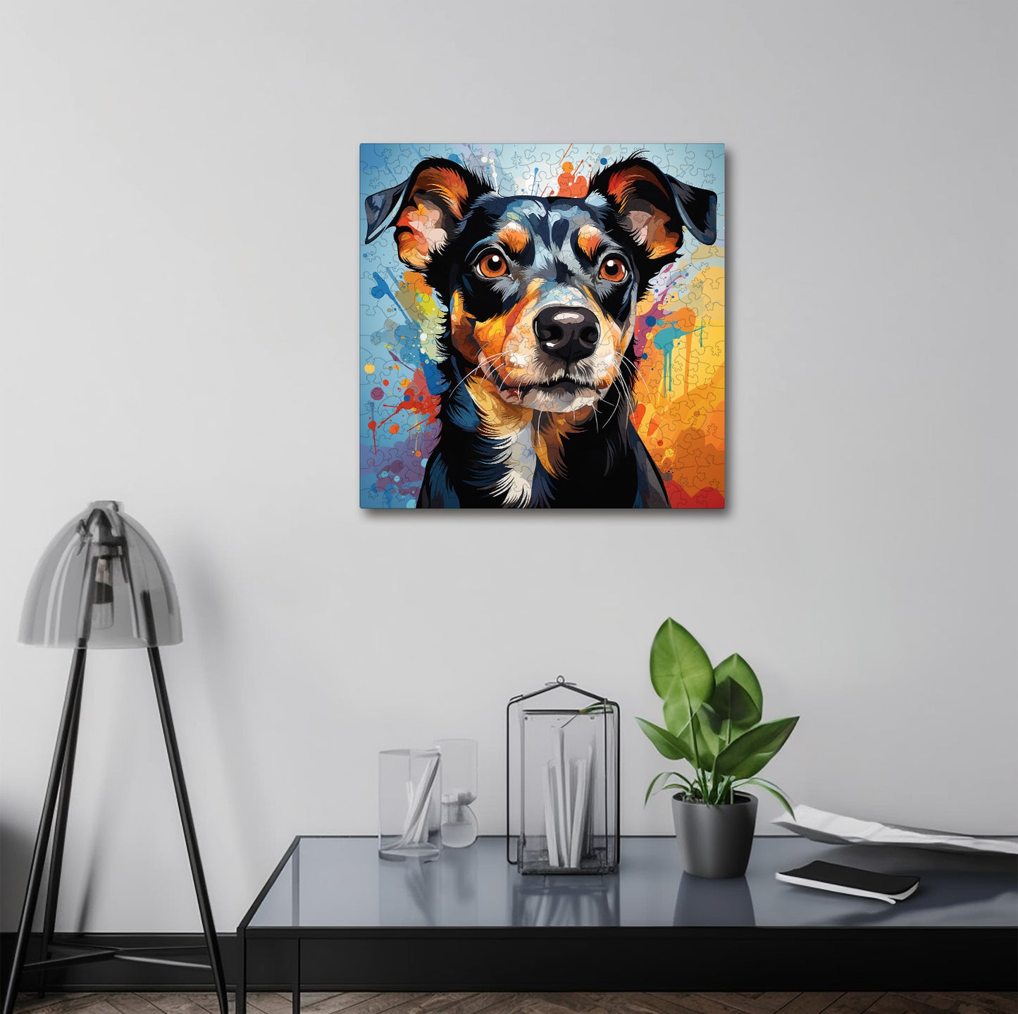 Puzzle cu Animale - Caini - Rat Terrier 3 - 200 piese - 30 x 30 cm