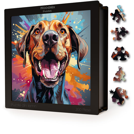 Puzzle cu Animale - Caini - Rhodesian Ridgeback 1 - 200 piese - 30 x 30 cm