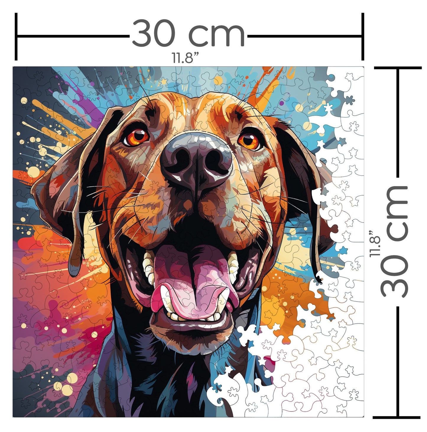 Puzzle cu Animale - Caini - Rhodesian Ridgeback 1 - 200 piese - 30 x 30 cm