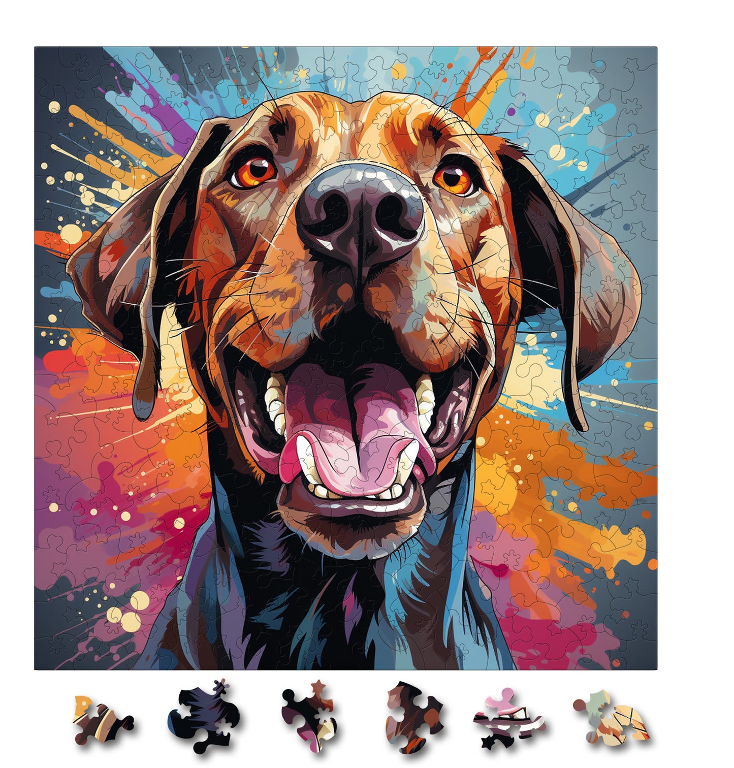 Puzzle cu Animale - Caini - Rhodesian Ridgeback 1 - 200 piese - 30 x 30 cm